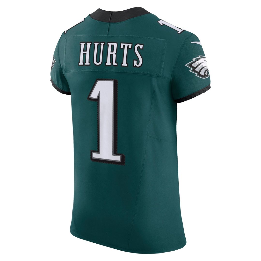 Philadelphia Eagles Jalen Hurts Nike Team Vapor F.U.S.E. Elite Jersey - Midnight Green