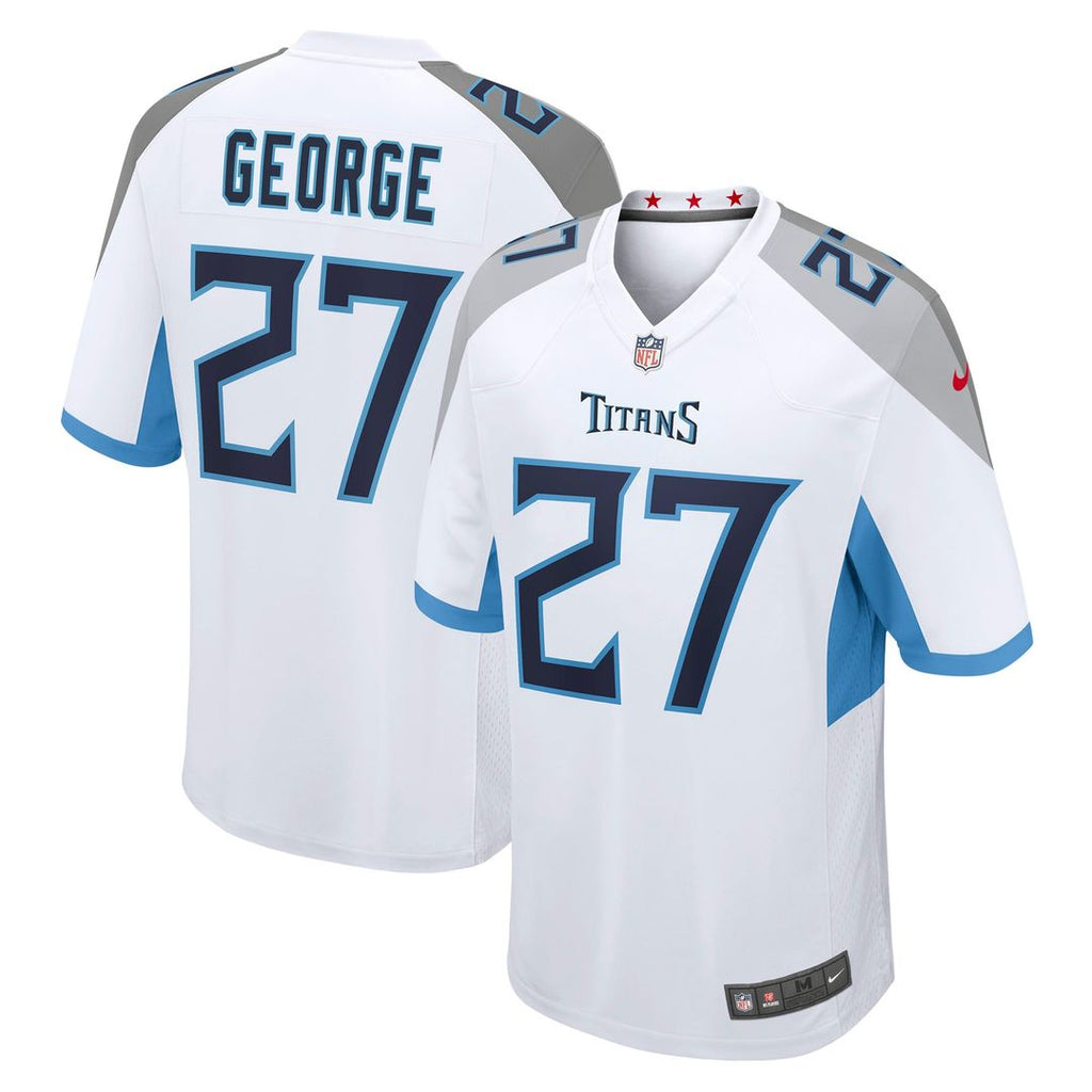 Tennessee Titans Eddie George Nike Retired Player Game Jersey - White