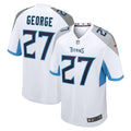 Tennessee Titans Eddie George Nike Retired Player Game Jersey - White