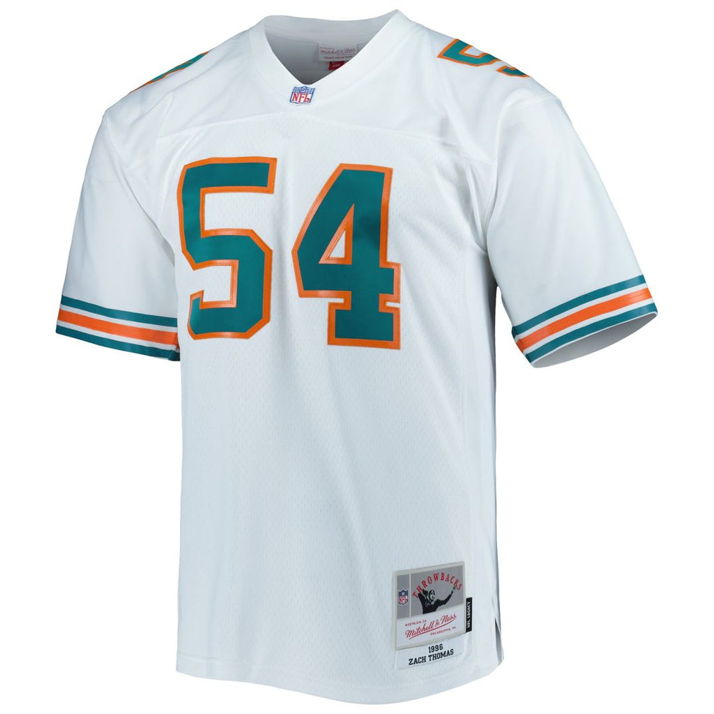 Miami Dolphins Zach Thomas Mitchell & Ness Legacy Replica Jersey - Aqua
