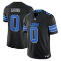 Detroit Lions Jahmyr Gibbs Nike Alternate Vapor F.U.S.E. Stitched Limited Jersey - Black
