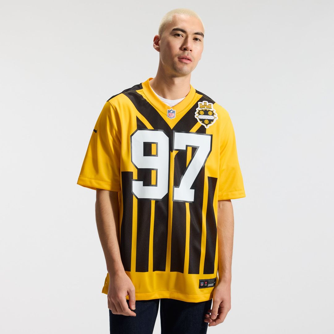 Pittsburgh Steelers Cameron Heyward Nike Alternate 1933 Throwback Game Jersey - Gold