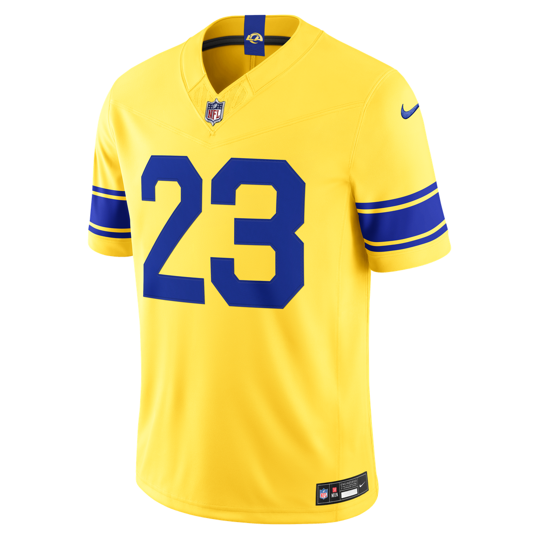 Los Angeles Rams Kyren Williams Nike Vapor F.U.S.E. Stitched Limited Jersey - White