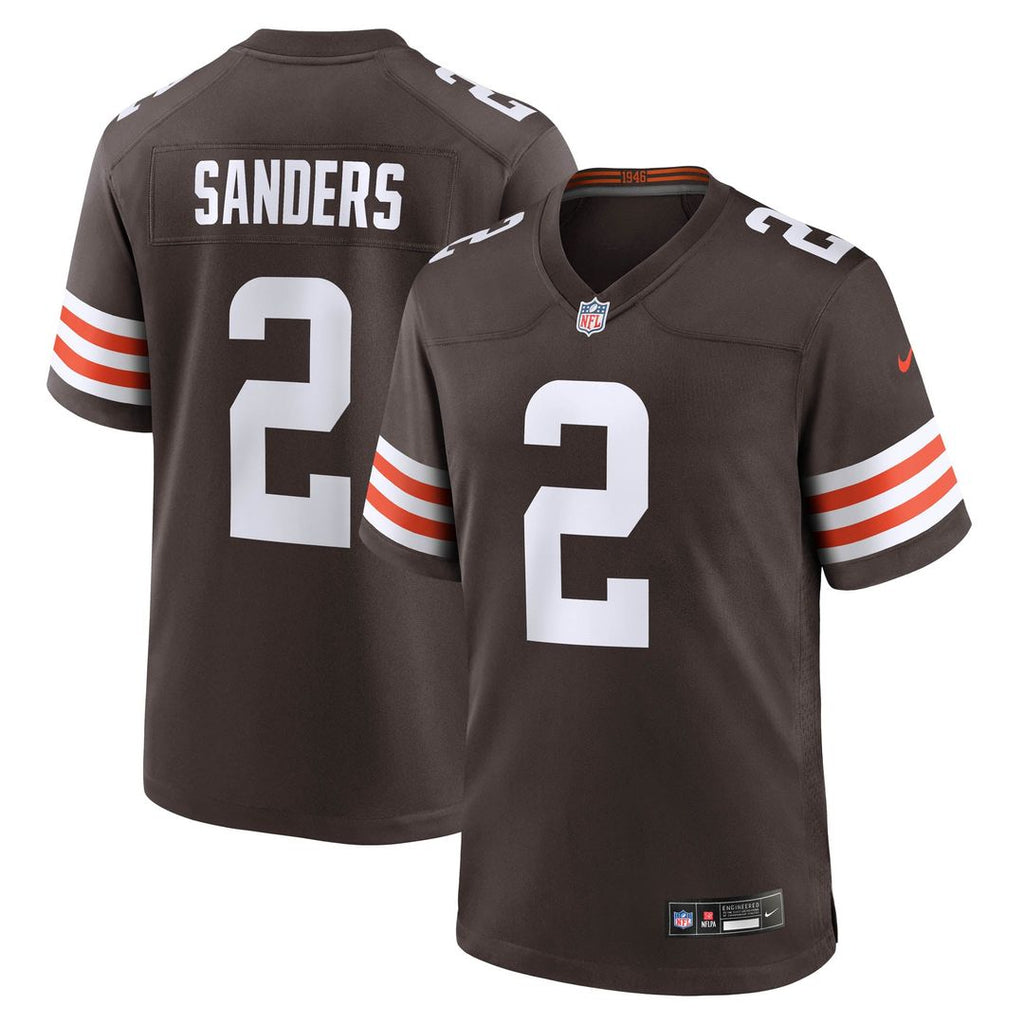 Cleveland Browns Shedeur Sanders Nike Game Jersey - Brown