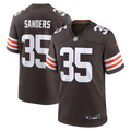 Cleveland Browns Raheim Sanders Nike Team Game Jersey - Brown