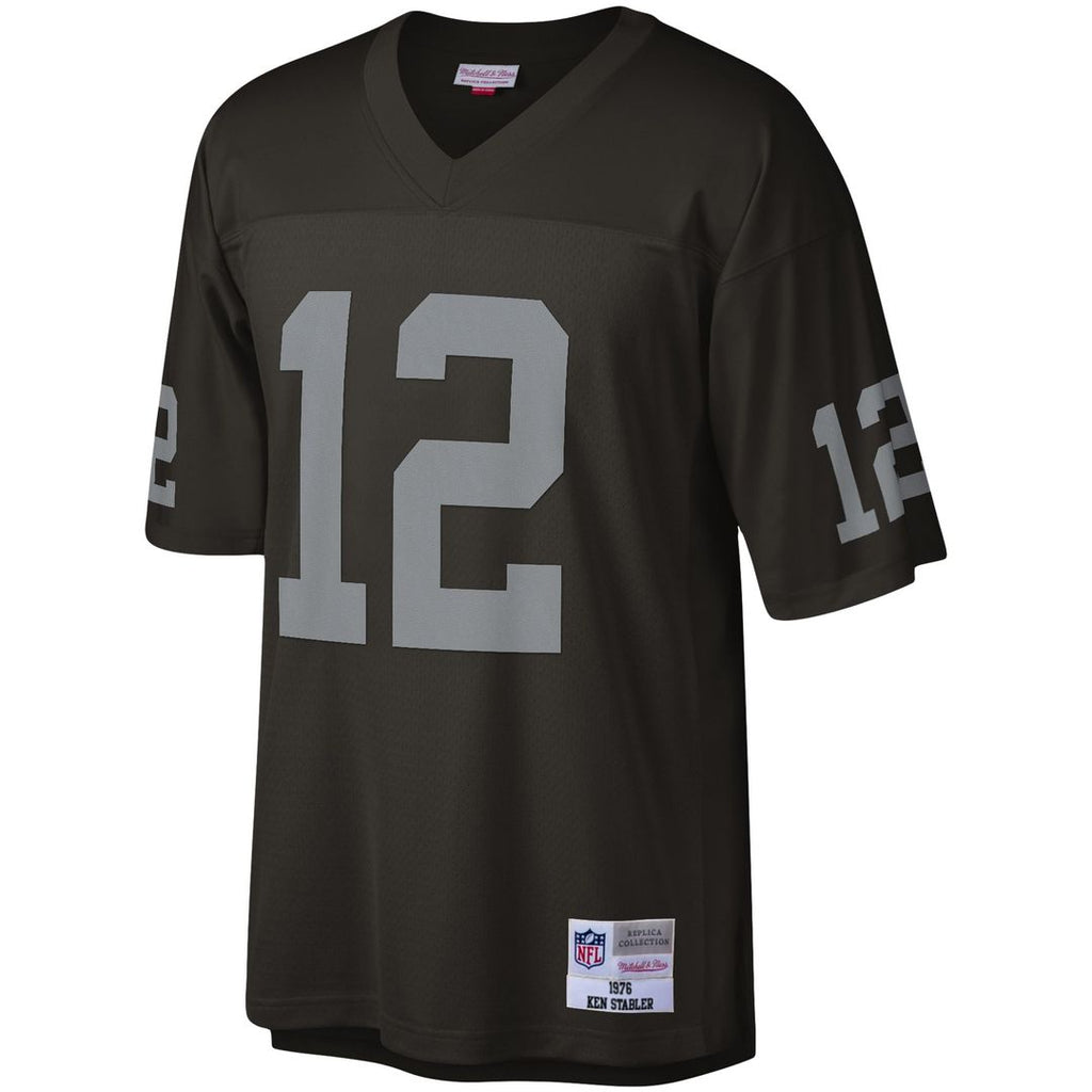 Las Vegas Raiders Ken Stabler Mitchell & Ness Legacy Replica Jersey - Black