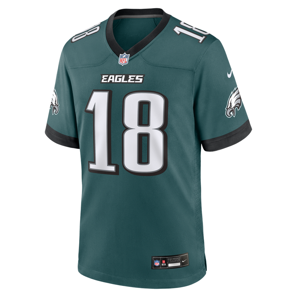 Philadelphia Eagles Britain Covey Nike Team Game Jersey - Midnight Green