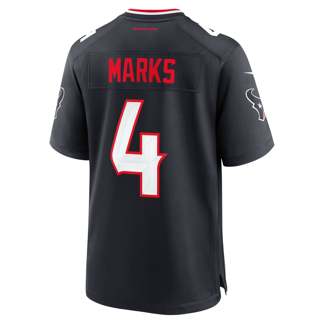 Houston Texans Woody Marks Nike Team Game Jersey - Navy