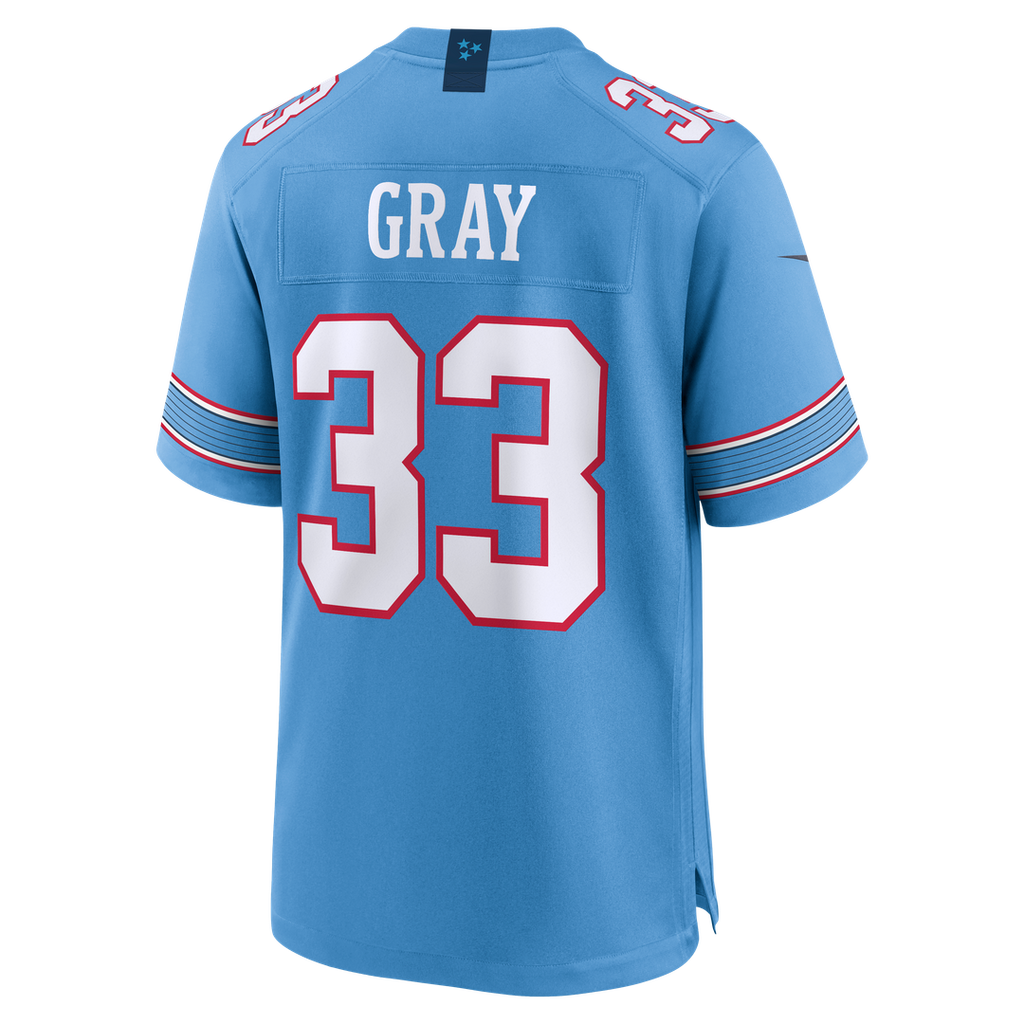 Tennessee Titans Cedric Gray Nike Game Jersey - Light Blue