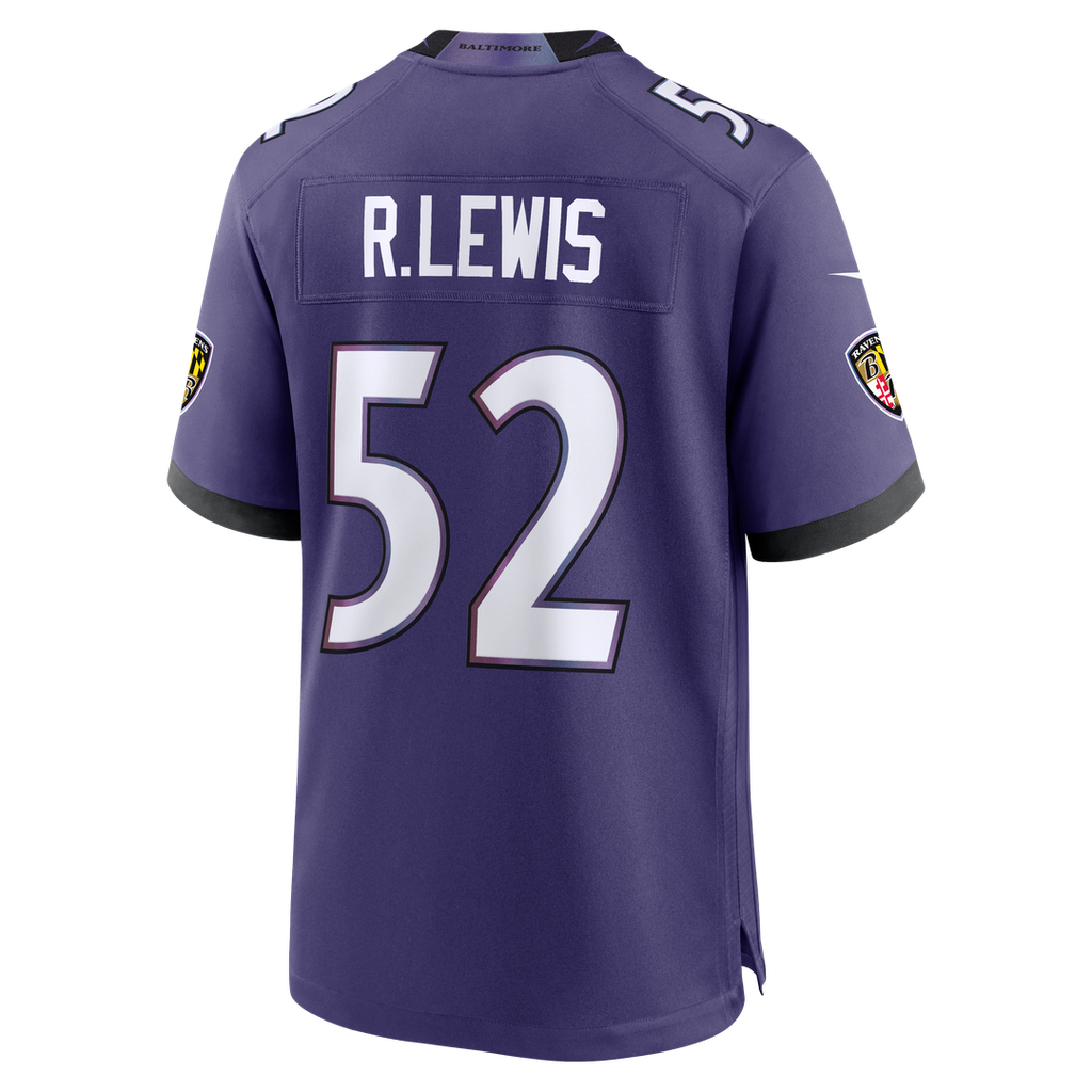 Baltimore Ravens Ray Lewis Nike Team Retired Player Game Jersey - Purple