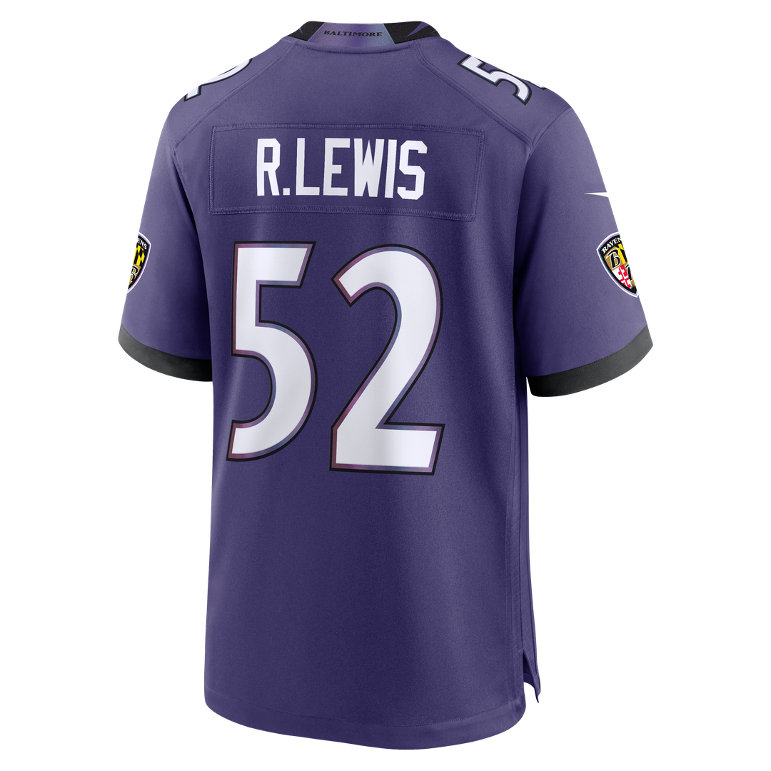 Baltimore Ravens Ray Lewis Nike Team Retired Player Game Jersey - Purple
