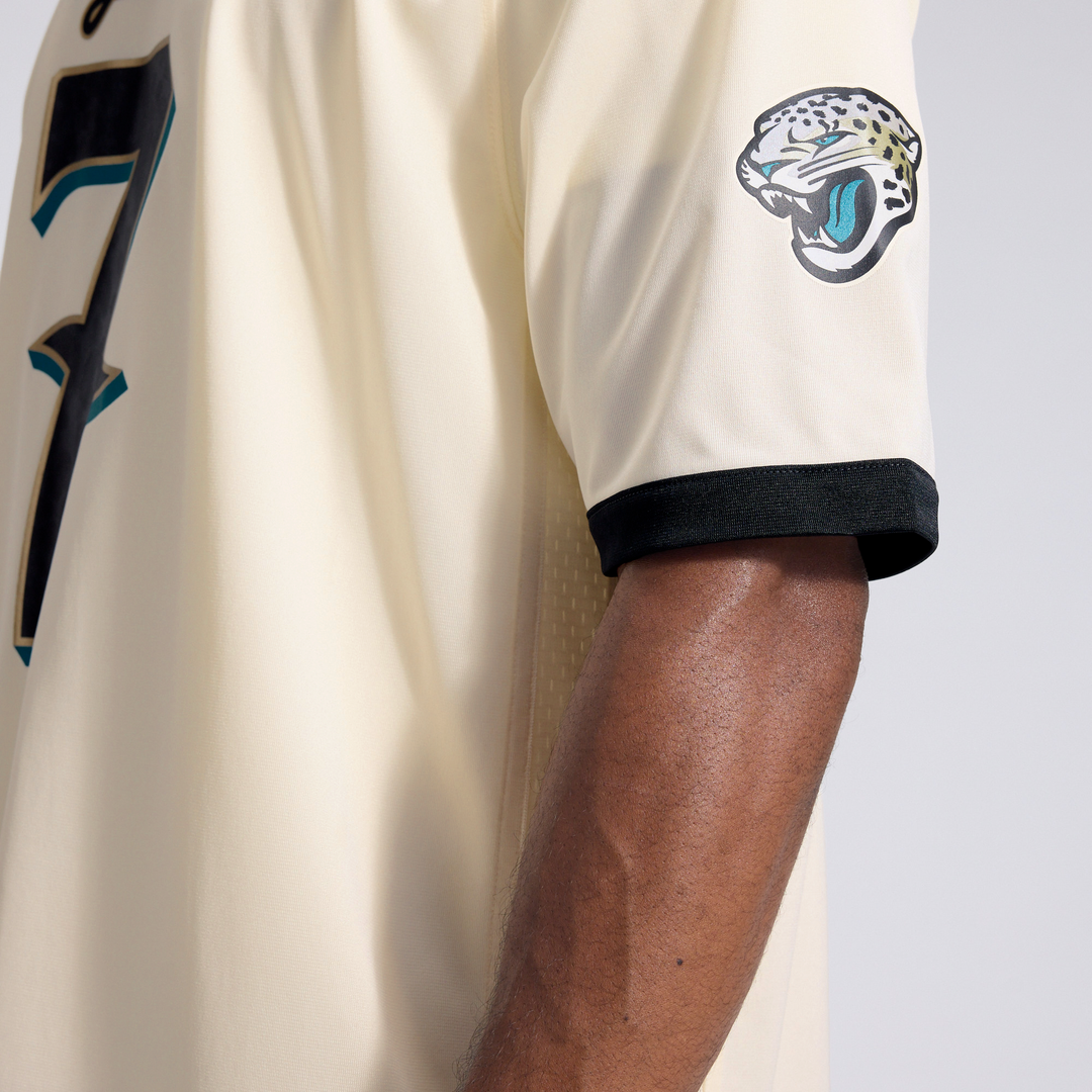 Jacksonville Jaguars Brian Thomas Jr. Nike 2026 Rivalries Collection Game Jersey - Natural