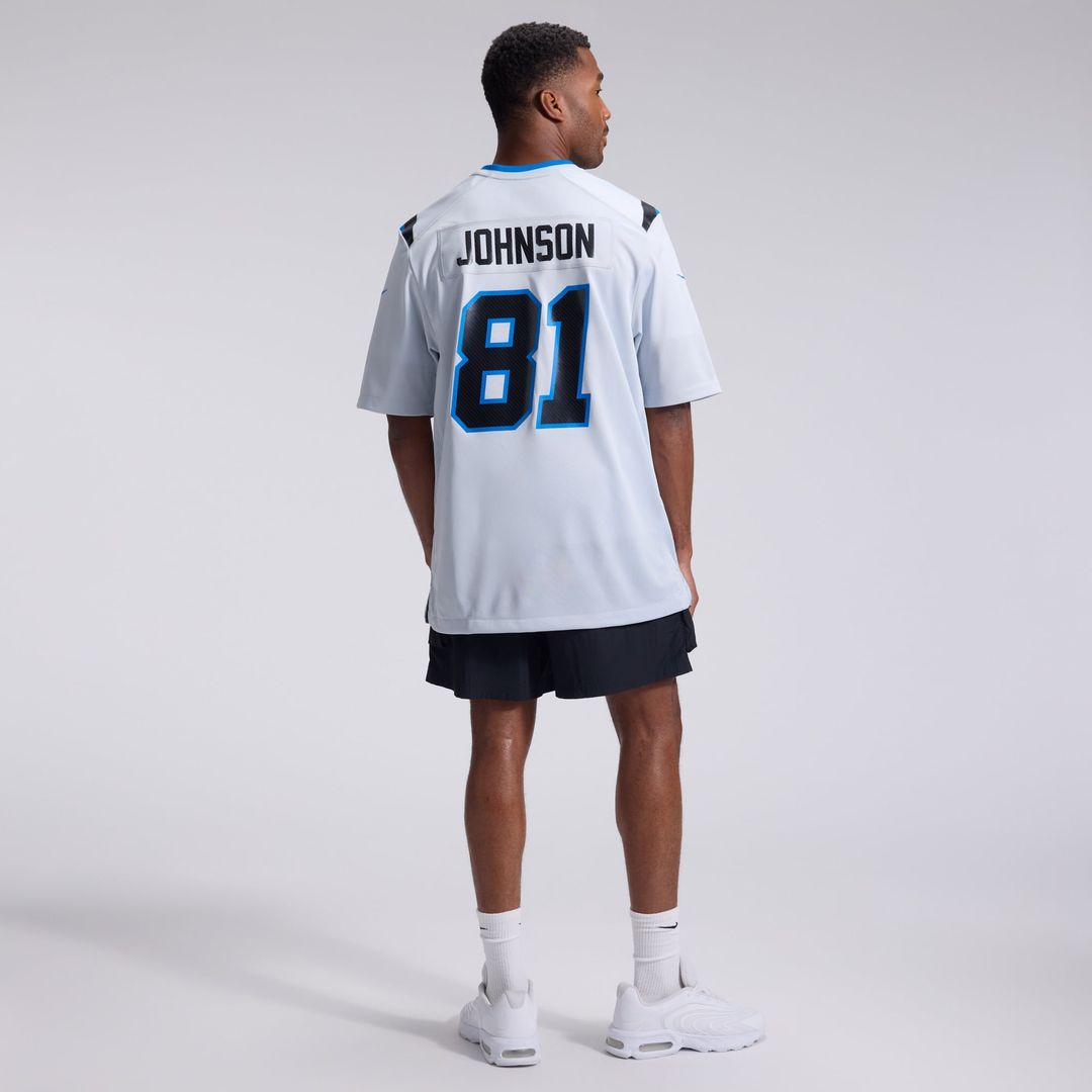 Detroit Lions Calvin Johnson Nike 2026 Rivalries Collection Game Jersey - Silver