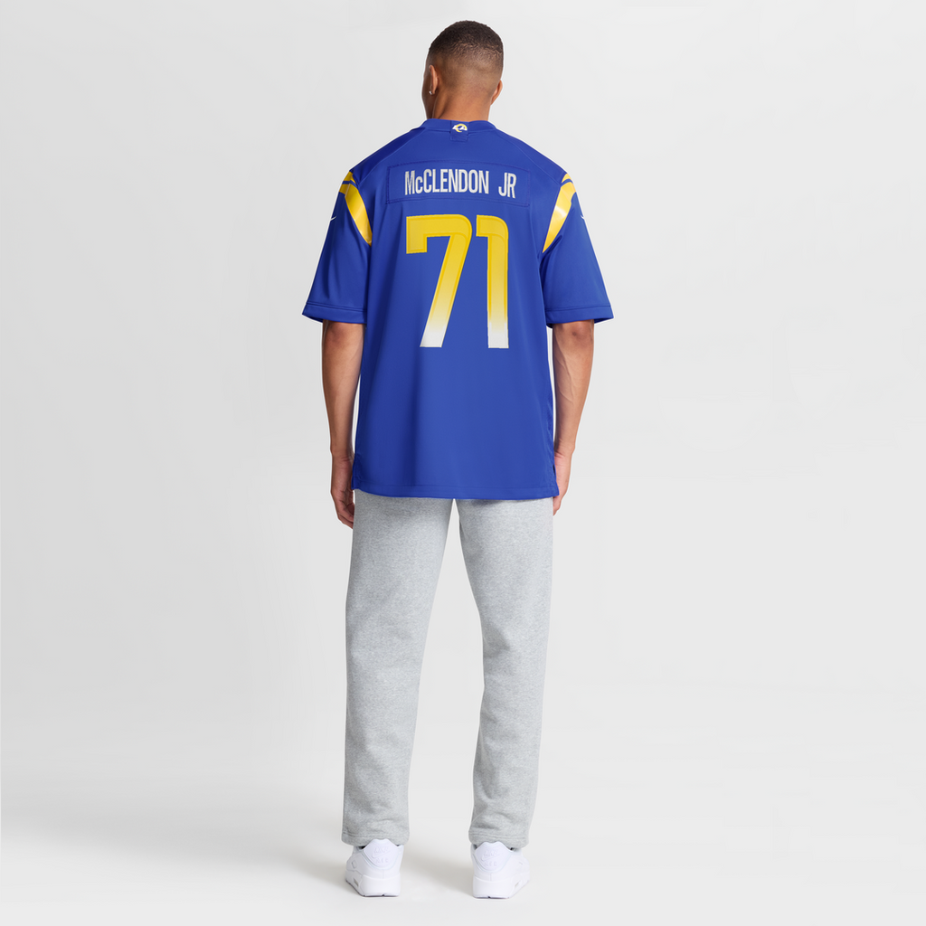 Los Angeles Rams Warren McClendon Jr. Nike Team Game Jersey - Royal