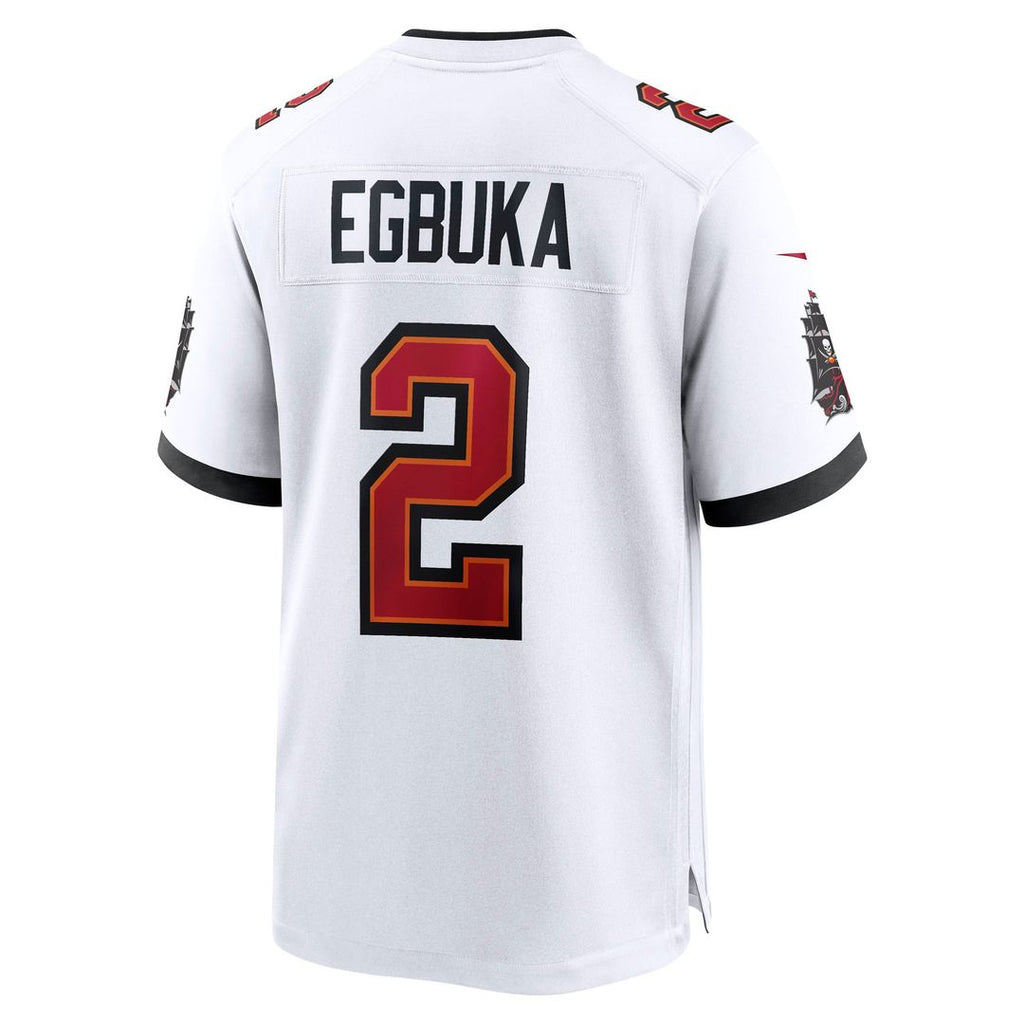 Tampa Bay Buccaneers Emeka Egbuka Nike Game Jersey - White