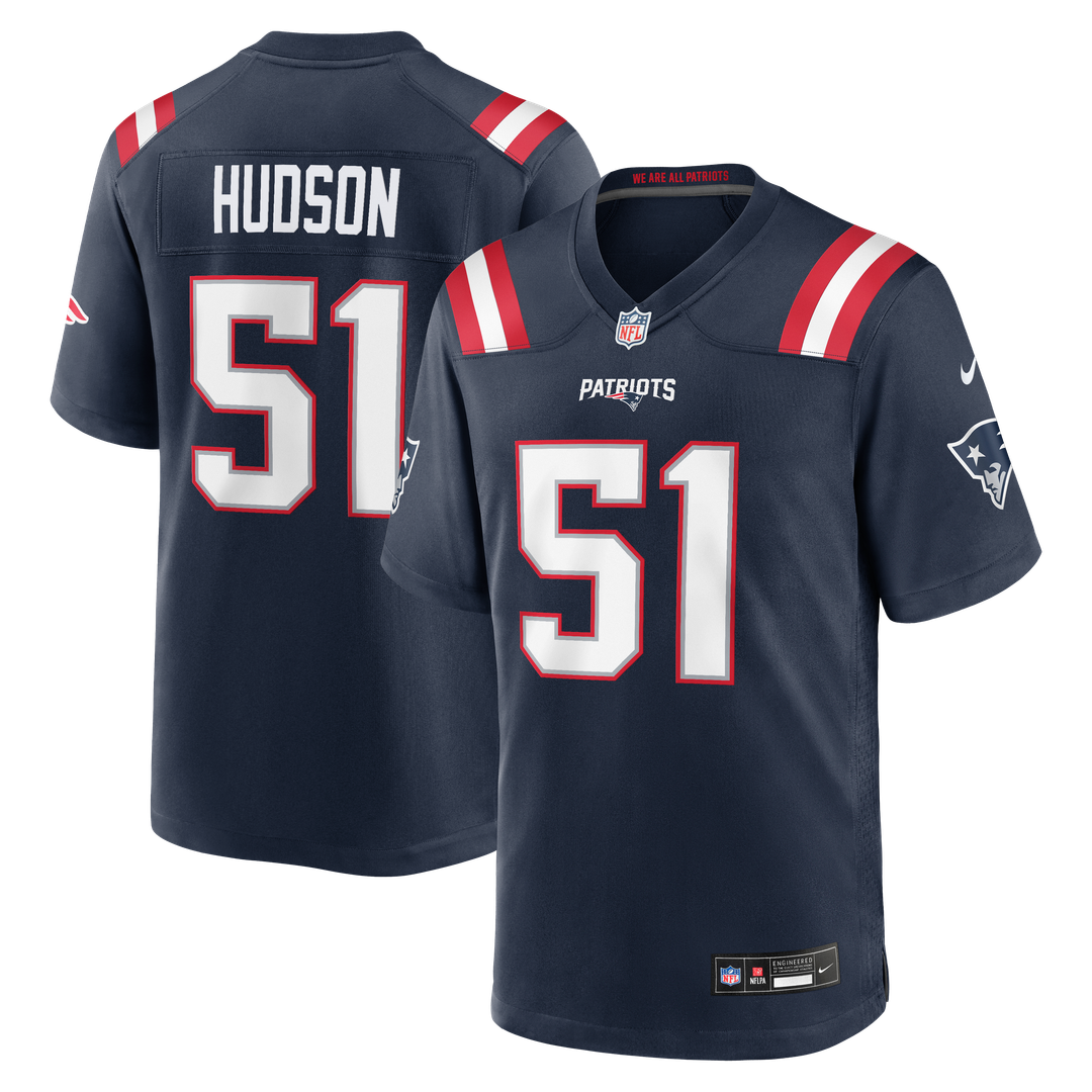 New England Patriots James Hudson Nike Team Game Jersey - Navy
