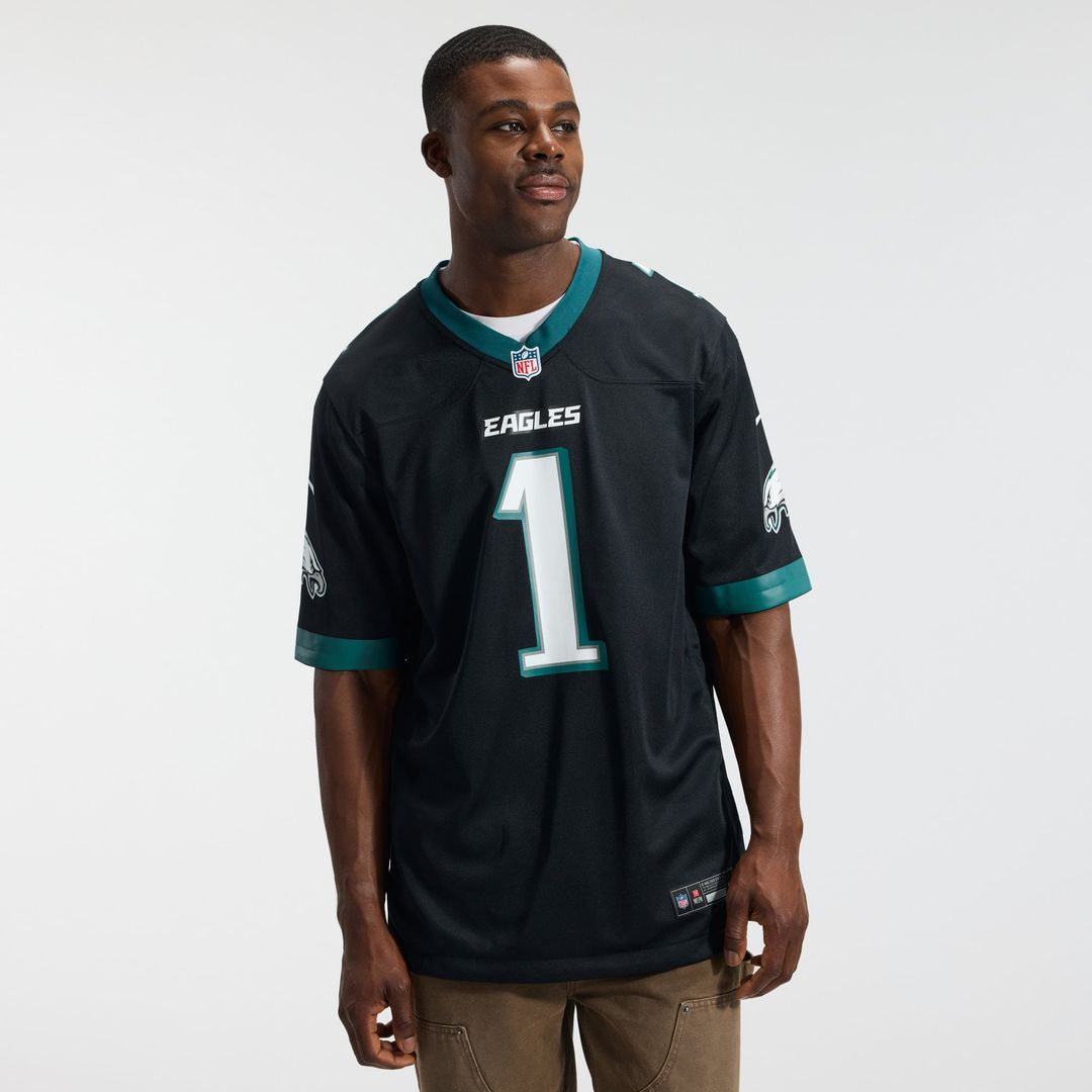 Philadelphia Eagles Jalen Hurts Nike Alternate Game Jersey - Black