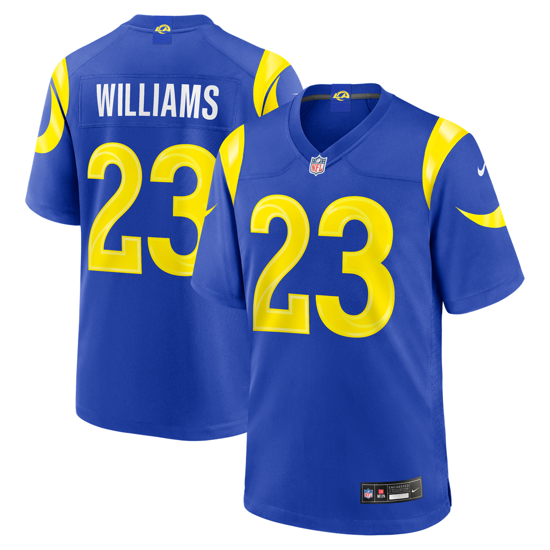Los Angeles Rams Kyren Williams Nike Team Game Player Jersey - Royal