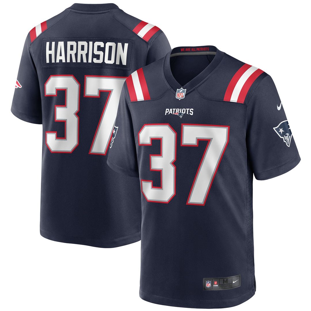 New England Patriots Rodney Harrison Nike Game Retired Player Jersey - Navy