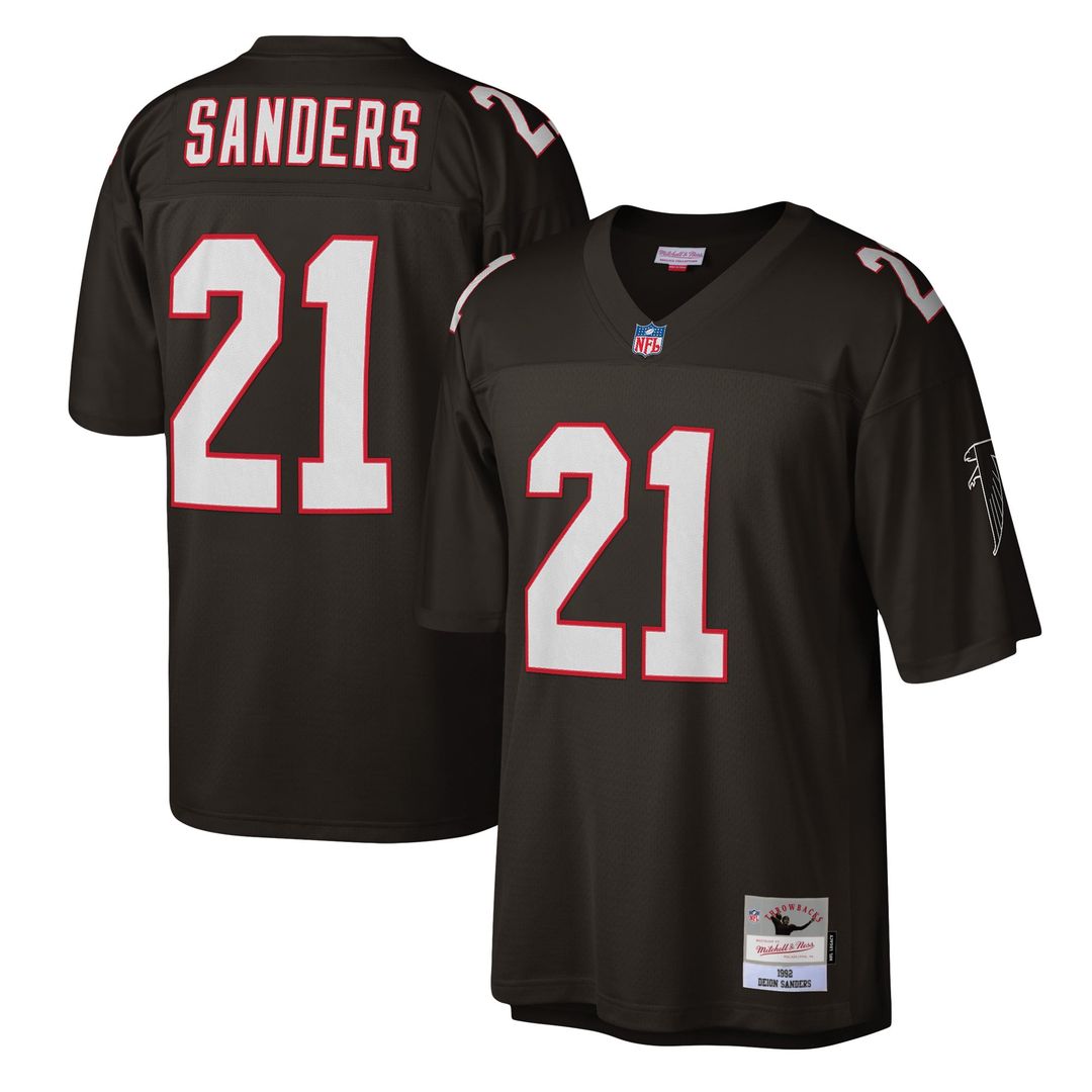Atlanta Falcons Deion Sanders Mitchell & Ness Legacy Replica Jersey - Red