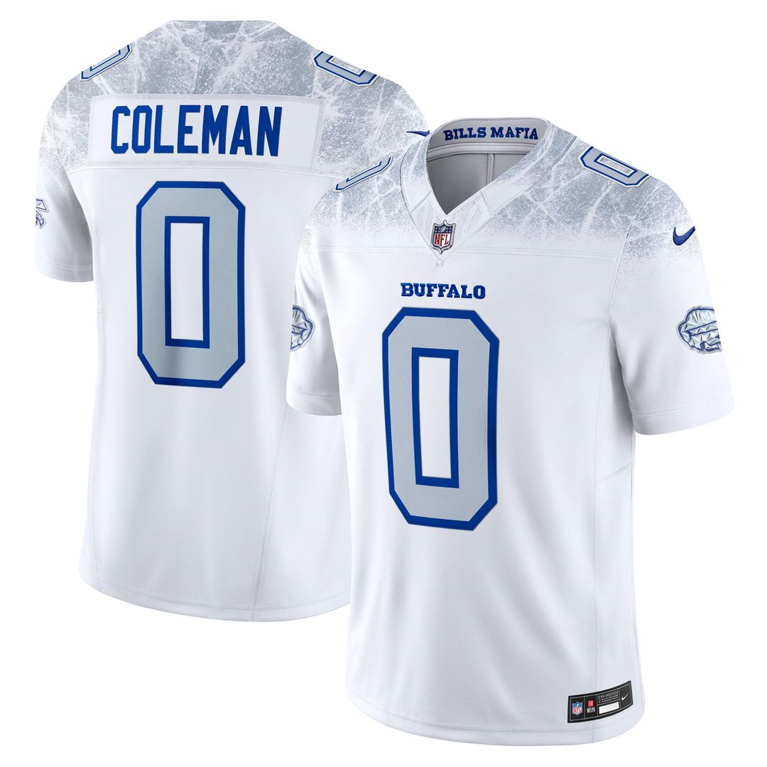 Buffalo Bills Keon Coleman Nike Rivalries Collection Stitched Limited Jersey - White