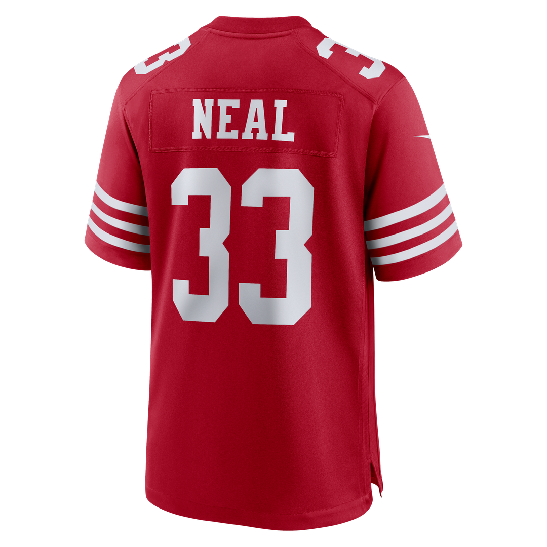San Francisco 49ers Siran Neal Nike Team Game Jersey - Scarlet