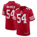 San Francisco 49ers Fred Warner Nike Team Game Player Jersey - Scarlet