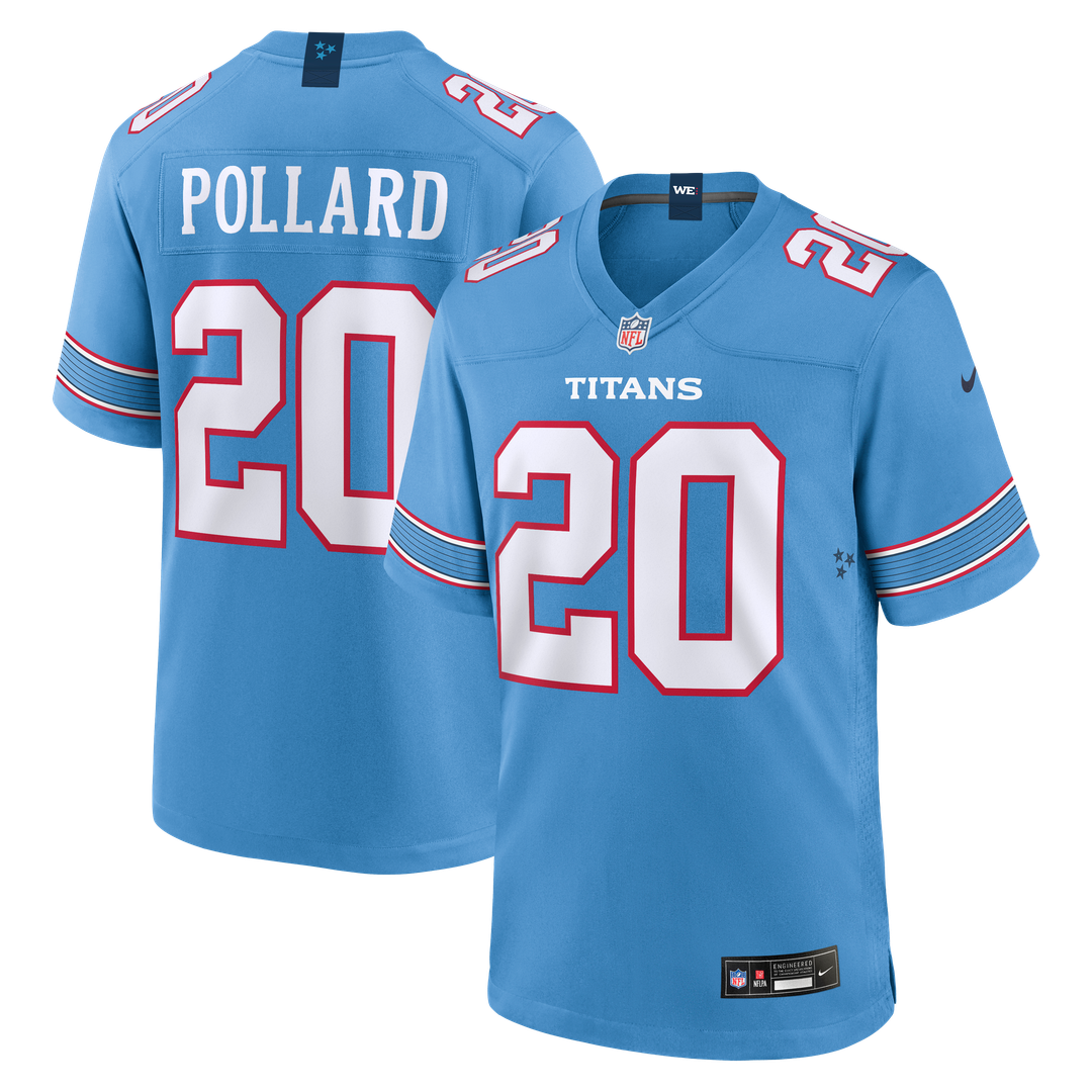 Tennessee Titans Tony Pollard Nike Game Jersey - Light Blue