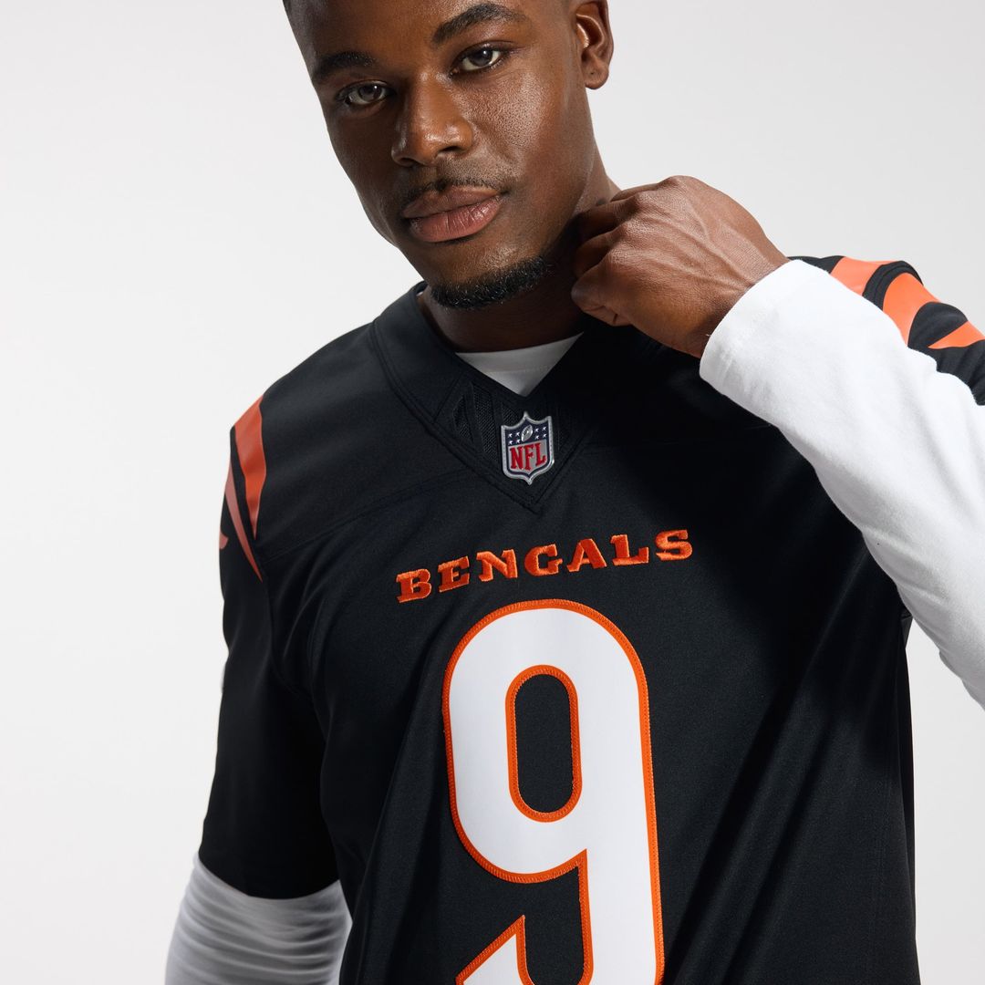 Cincinnati Bengals Joe Burrow Nike Team Vapor F.U.S.E. Stitched Limited Jersey - Black