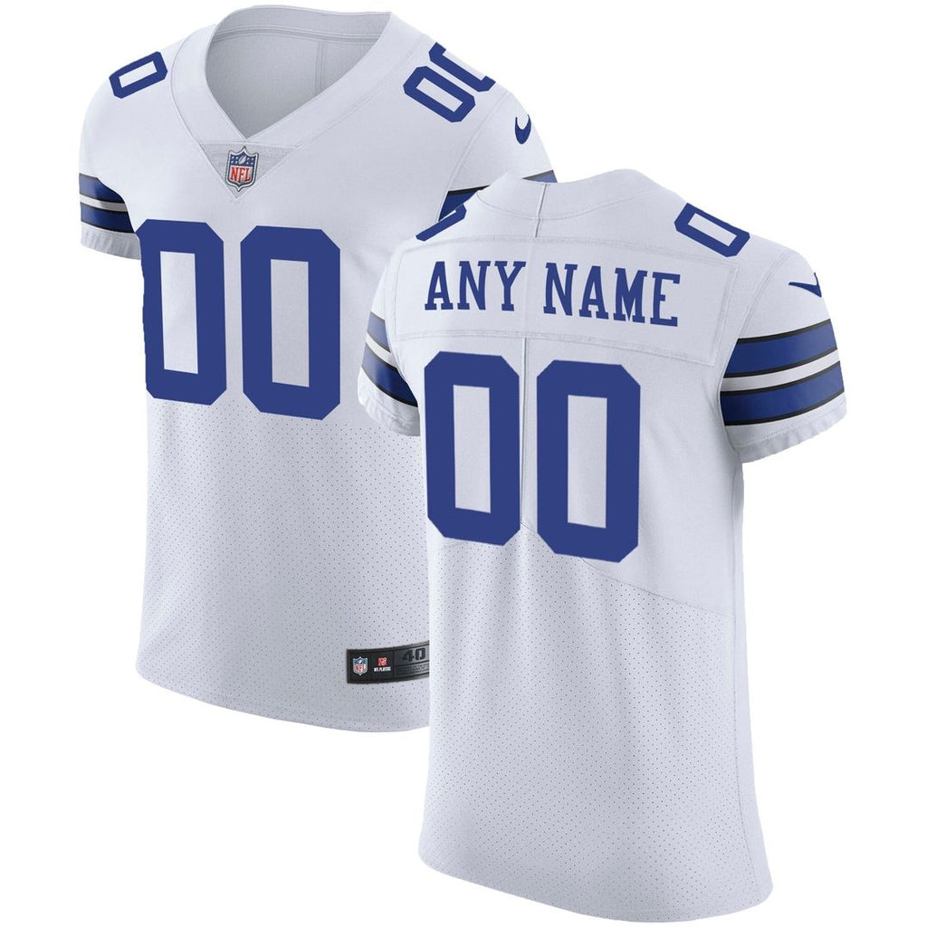 Dallas Cowboys Nike Vapor Untouchable Custom Elite Jersey - White