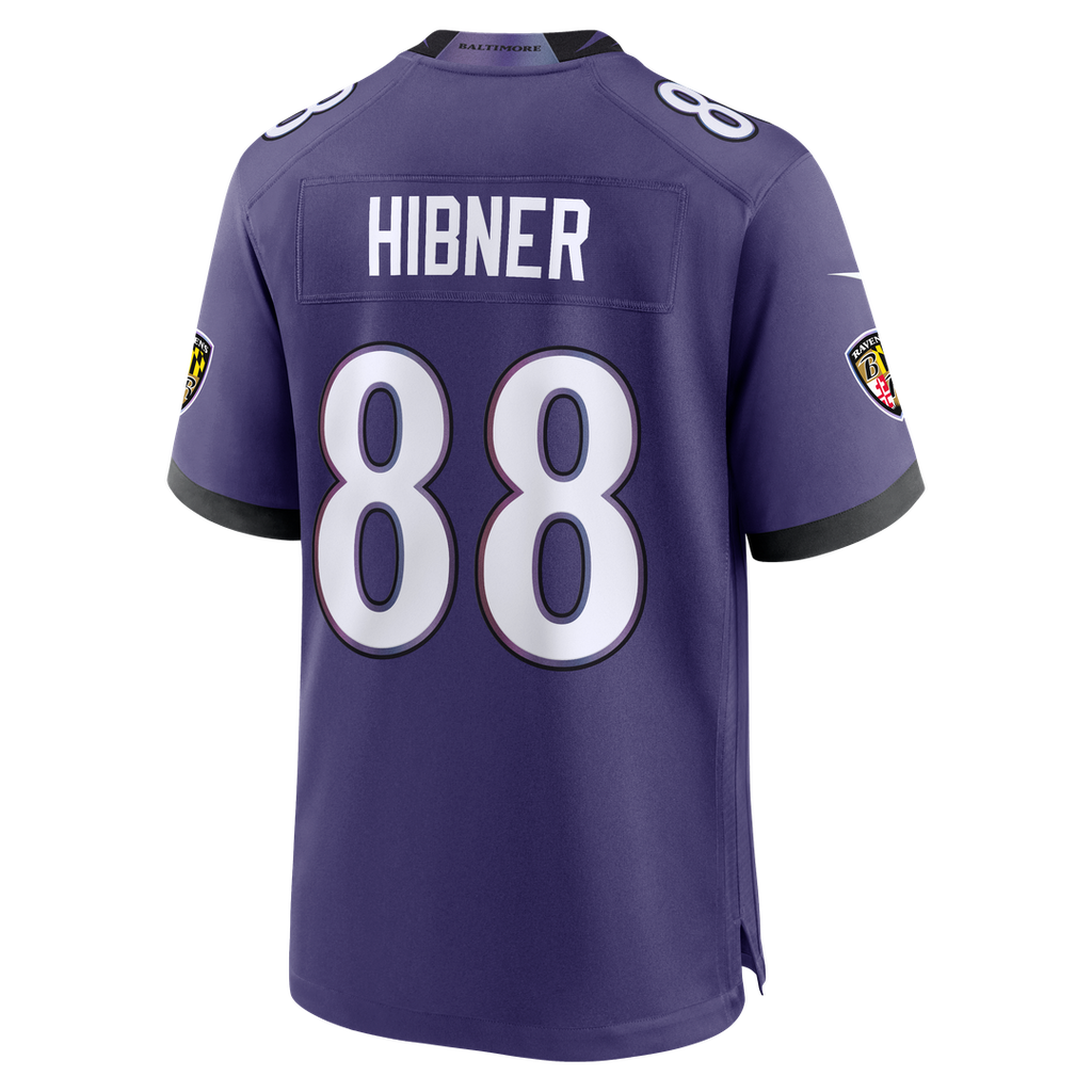 Baltimore Ravens Matthew Hibner Nike Team Game Jersey - Purple