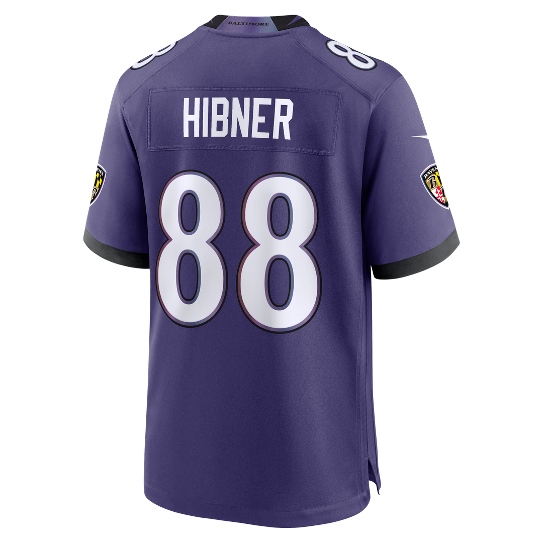 Baltimore Ravens Matthew Hibner Nike Team Game Jersey - Purple