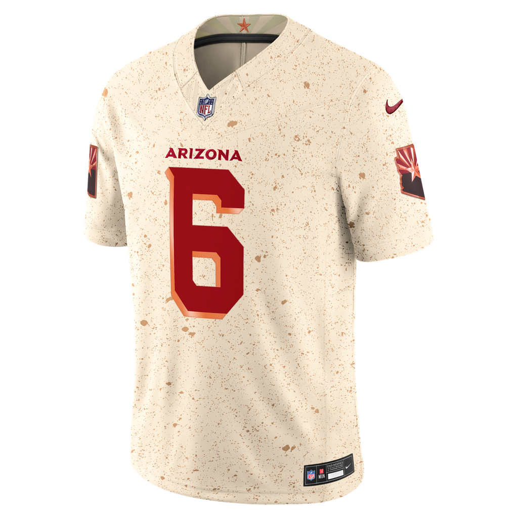 Arizona Cardinals James Conner Nike Rivalries Collection Stitched Limited Jersey - Natural