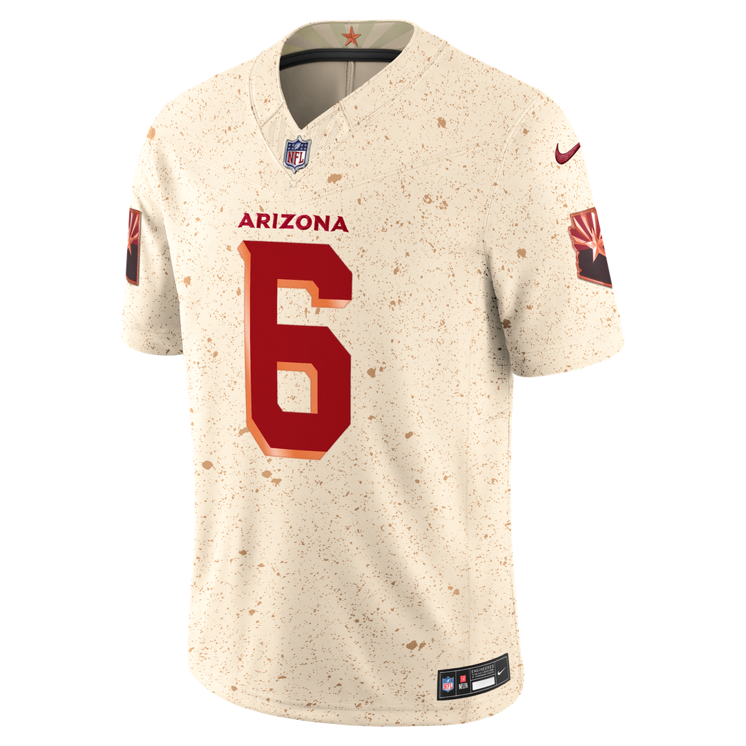 Arizona Cardinals James Conner Nike Rivalries Collection Stitched Limited Jersey - Natural