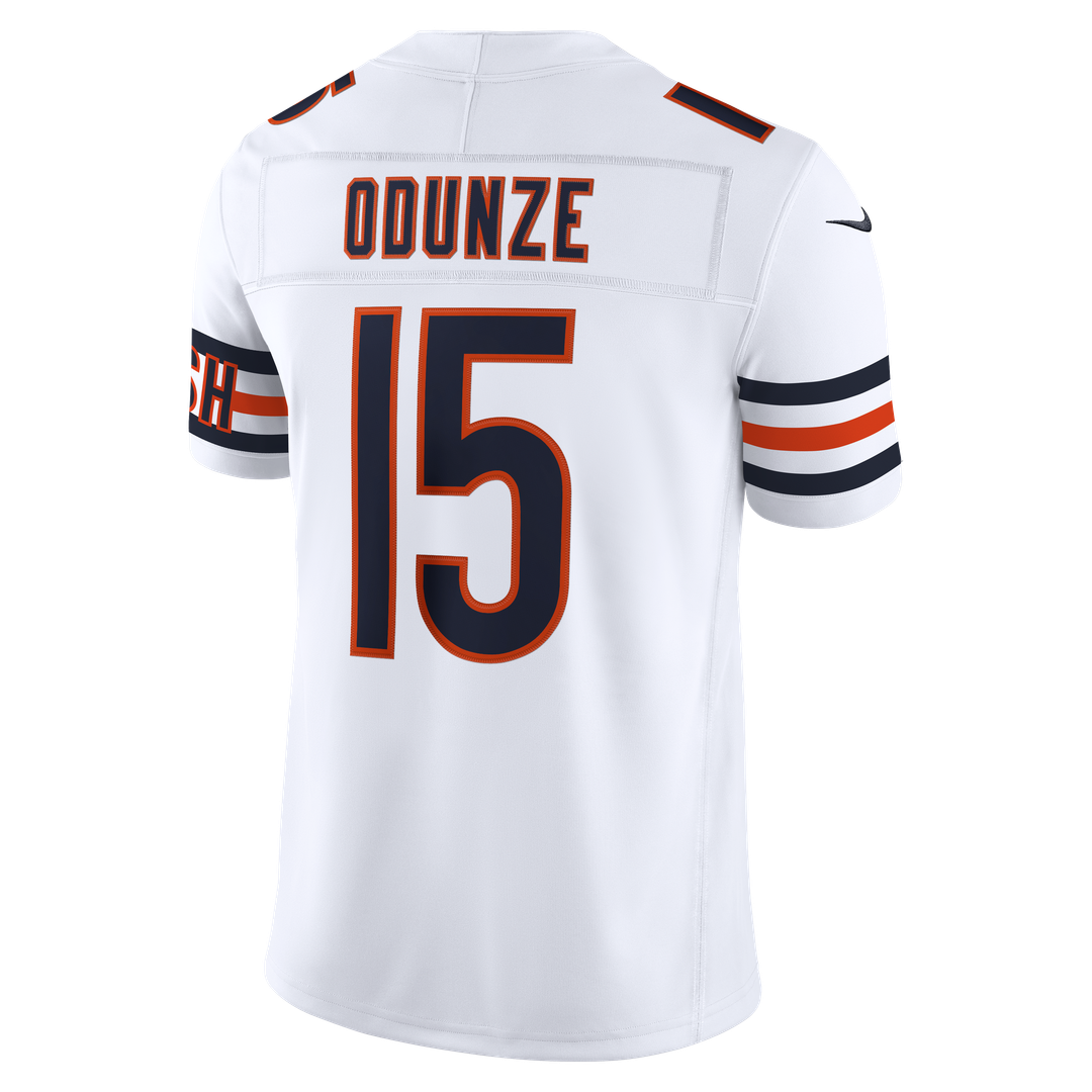 Chicago Bears Rome Odunze Nike Vapor F.U.S.E. Stitched Limited Jersey - White