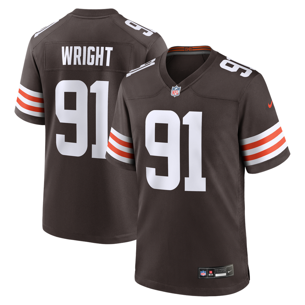 Cleveland Browns Alex Wright Nike Team Game Jersey - Brown