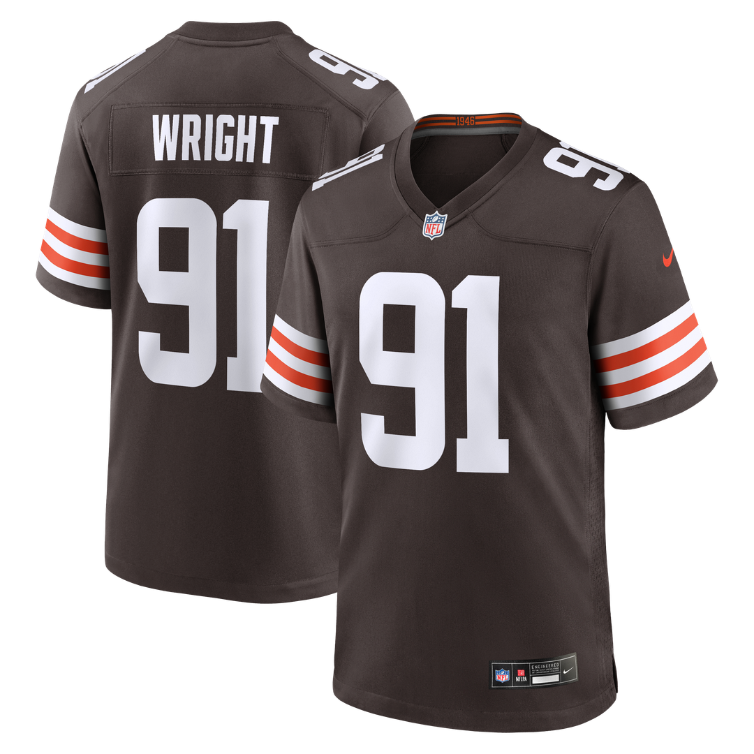 Cleveland Browns Alex Wright Nike Team Game Jersey - Brown