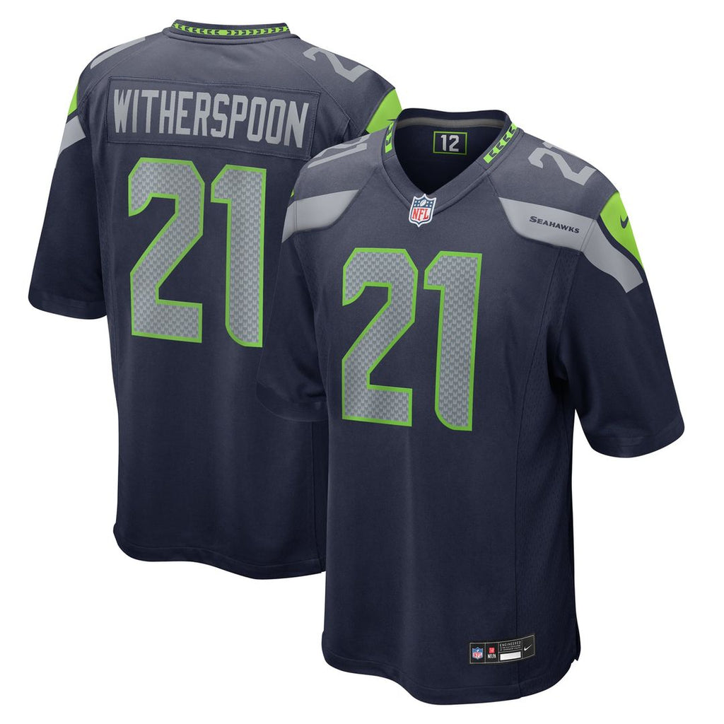 Seattle Seahawks Devon Witherspoon Nike Game Jersey - College Navy