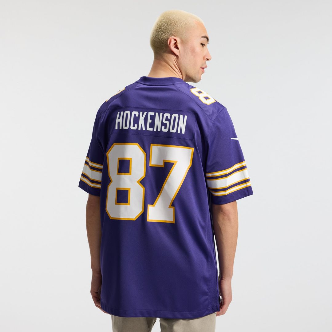Minnesota Vikings T.J. Hockenson Nike Classic Player Game Jersey - Purple
