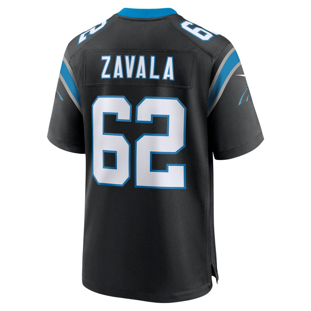 Carolina Panthers Chandler Zavala Nike Game Jersey - Black