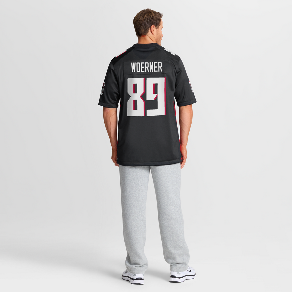 Atlanta Falcons Charlie Woerner Nike Game Jersey - Black