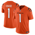 Cincinnati Bengals Ja'Marr Chase Nike Alternate Vapor F.U.S.E. Stitched Limited Jersey - Orange