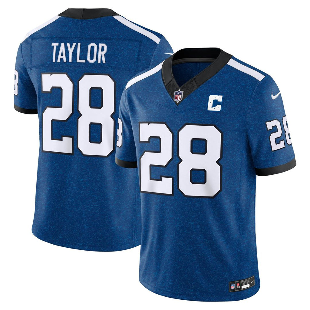 Indianapolis Colts Jonathan Taylor Nike Alternate Indiana Nights Vapor F.U.S.E. Stitched Limited Jersey - Royal