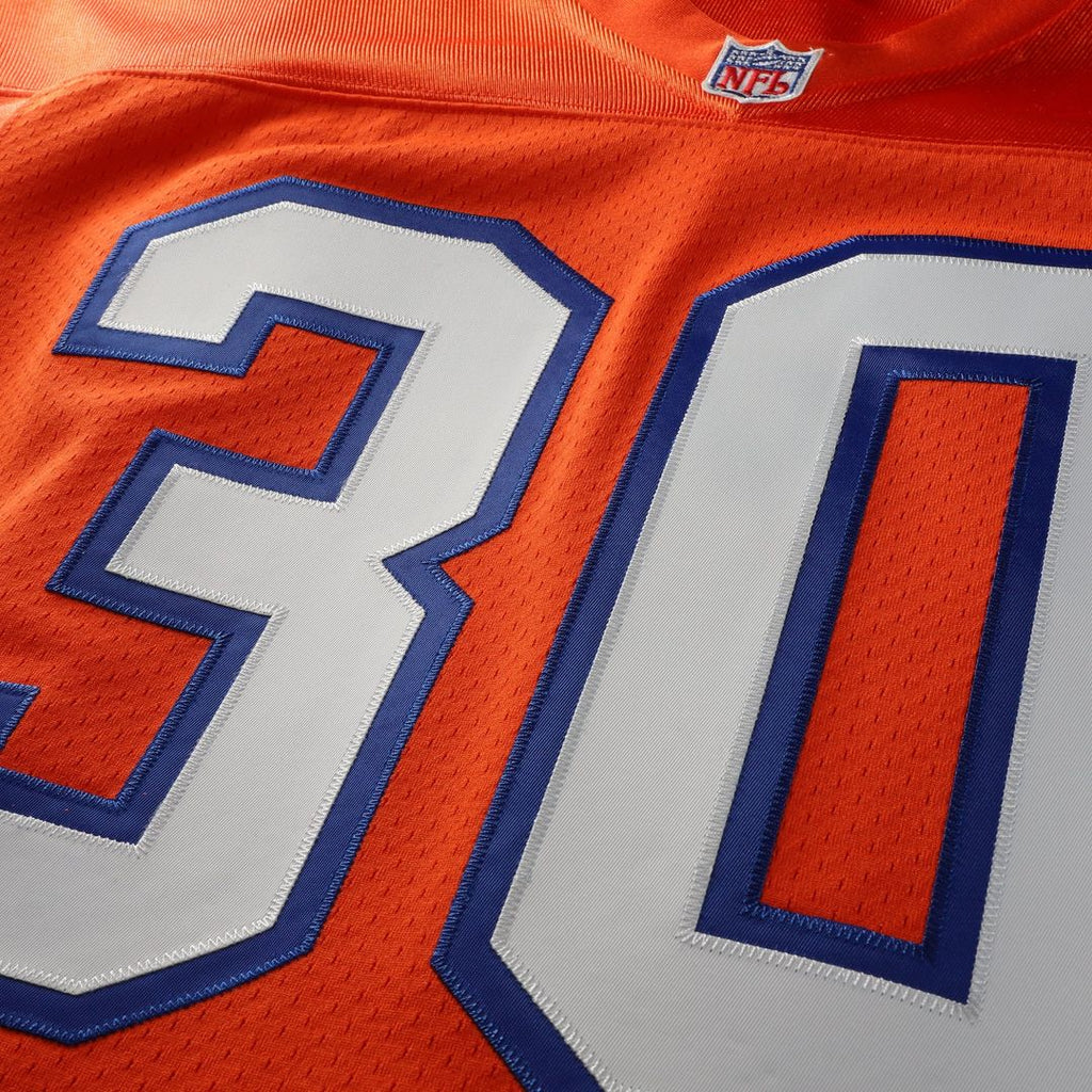 Denver Broncos Terrell Davis Mitchell & Ness 1995 Authentic Throwback Retired Player Jersey - Orange