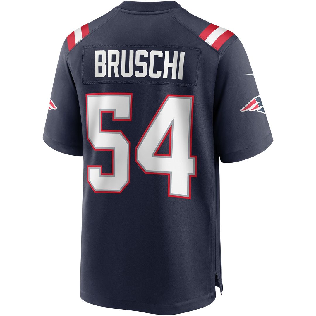 New England Patriots Tedy Bruschi Nike Game Retired Player Jersey - Navy