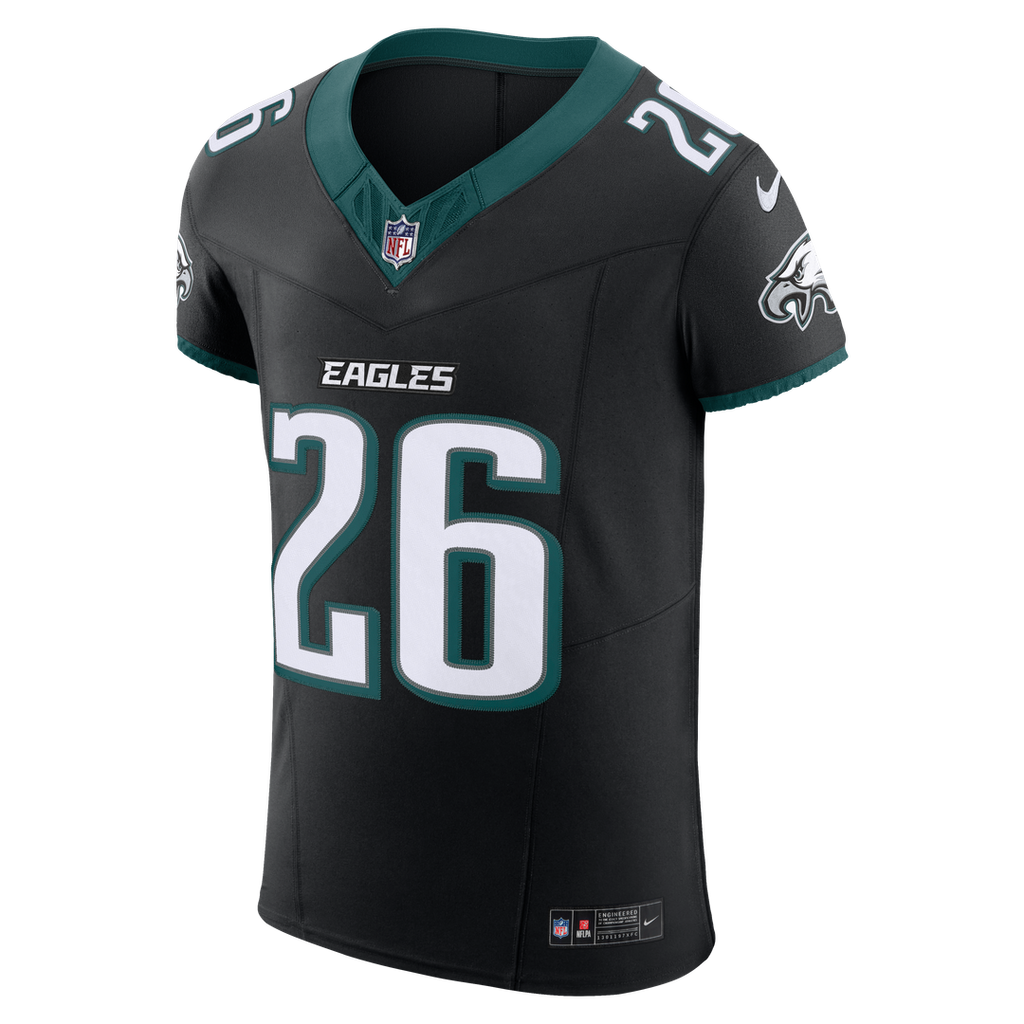 Philadelphia Eagles Saquon Barkley Nike Alternate Vapor F.U.S.E. Elite Jersey - Black