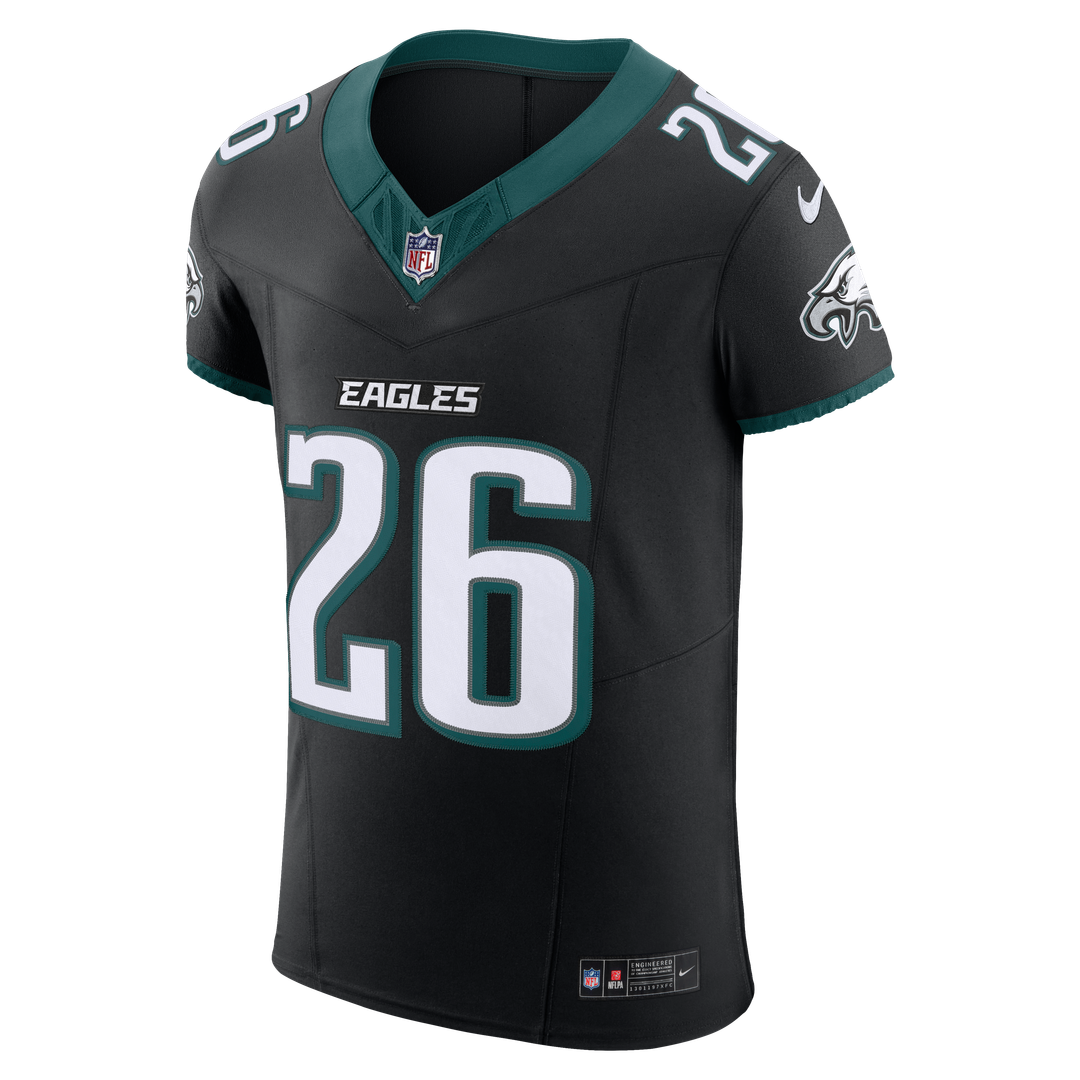 Philadelphia Eagles Saquon Barkley Nike Alternate Vapor F.U.S.E. Elite Jersey - Black