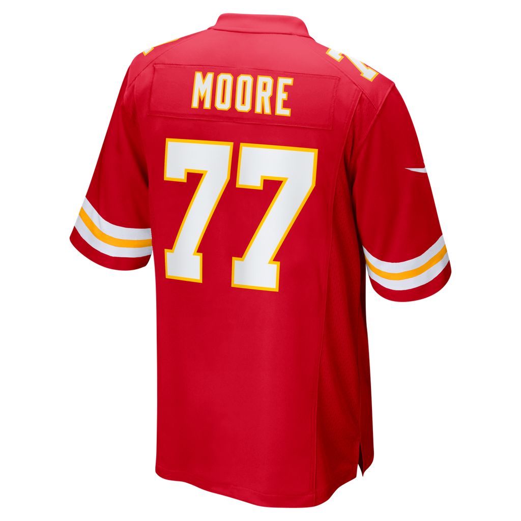 Kansas City Chiefs Jaylon Moore Nike Team Game Jersey - Red