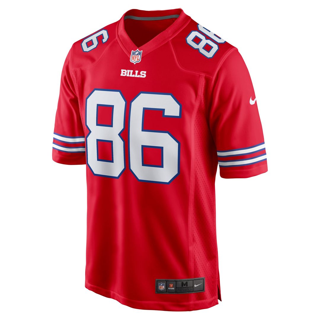 Buffalo Bills Dalton Kincaid Nike Alternate Game Jersey - Red
