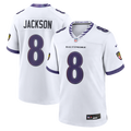 Baltimore Ravens Lamar Jackson Nike Game Jersey - White